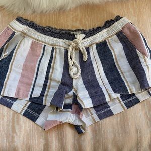 Roxy striped loose shorts